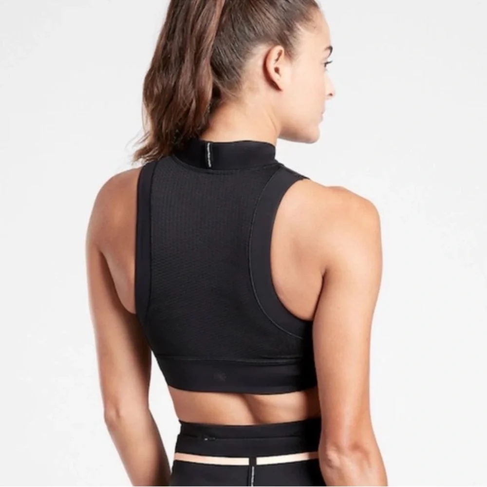 Athleta Legend Zip Front Bra Allyson Felix Top Size XSmall